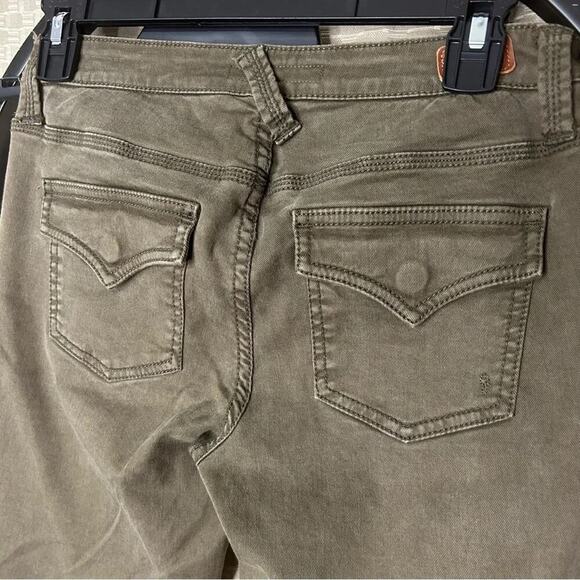 Joie Jeans Brand Moss Green Skinny Cargo Jeans - Picture 7 of 9
